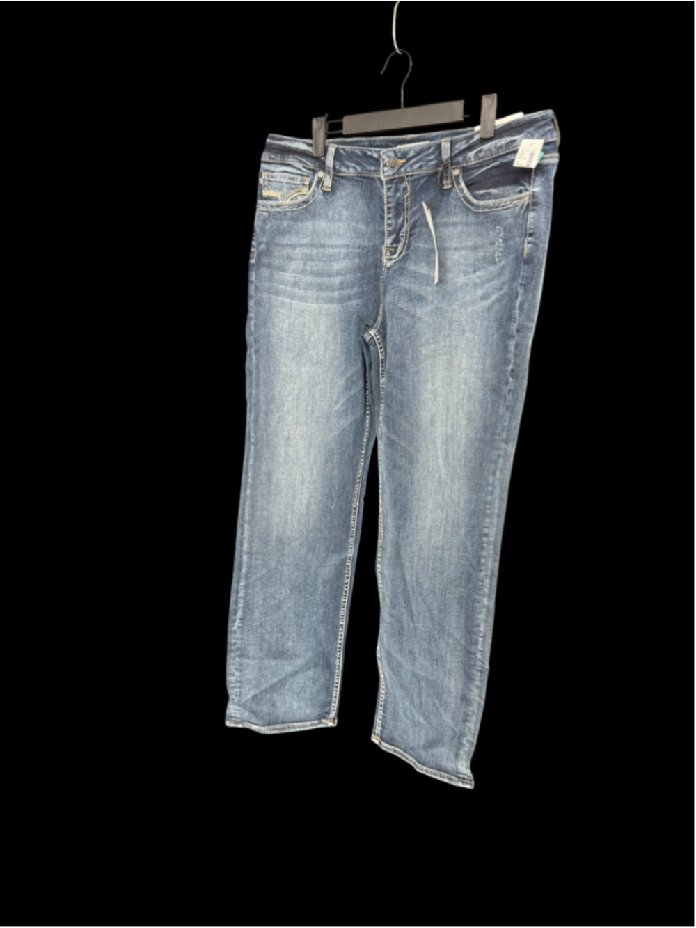 Women's Vigoss Heritage Fit Straight Leg Jeans Blue Size 16
